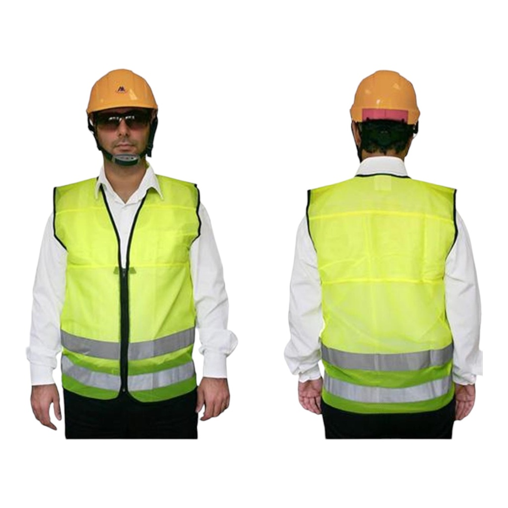 Kalant 2 Şeritli Fileli Reflektörlü İkaz Yeleği (Sarı)