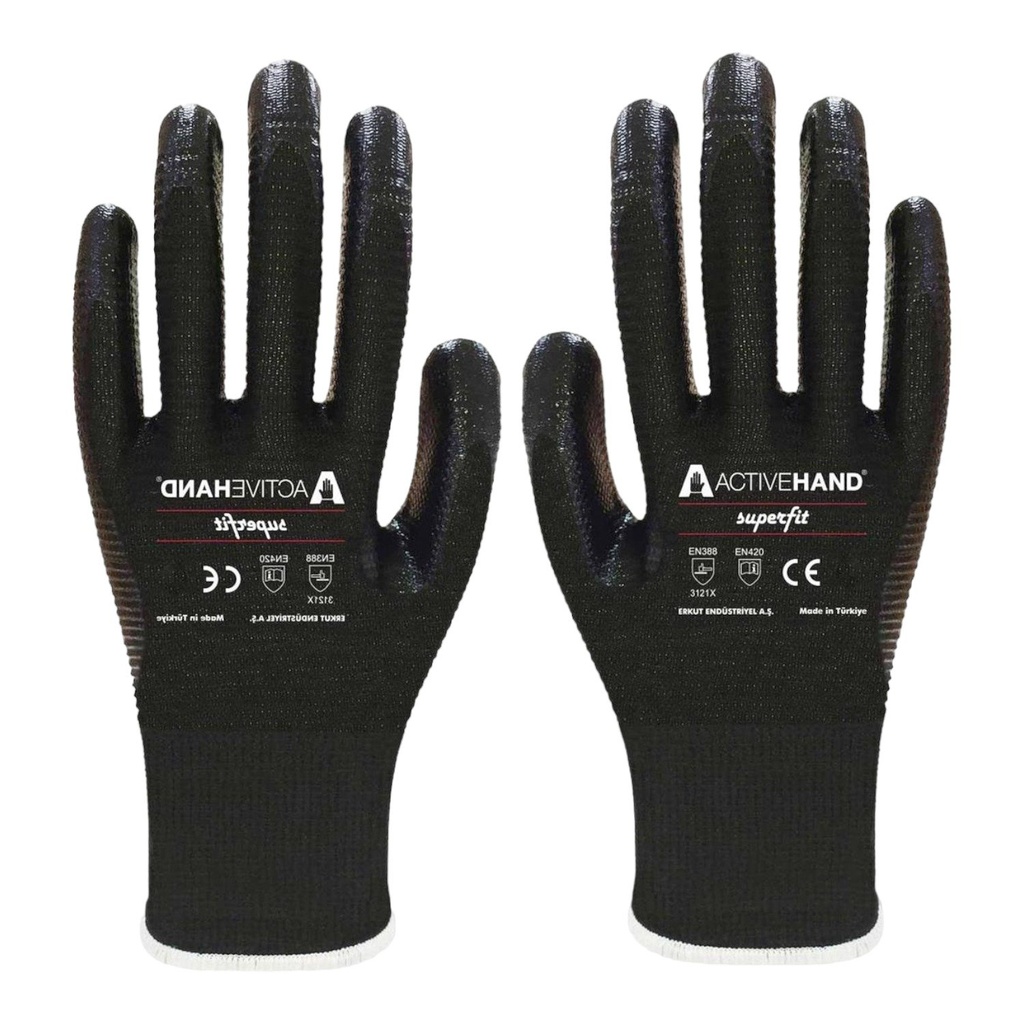 Activehand Süperfit Nitril Kaplı Eldiven