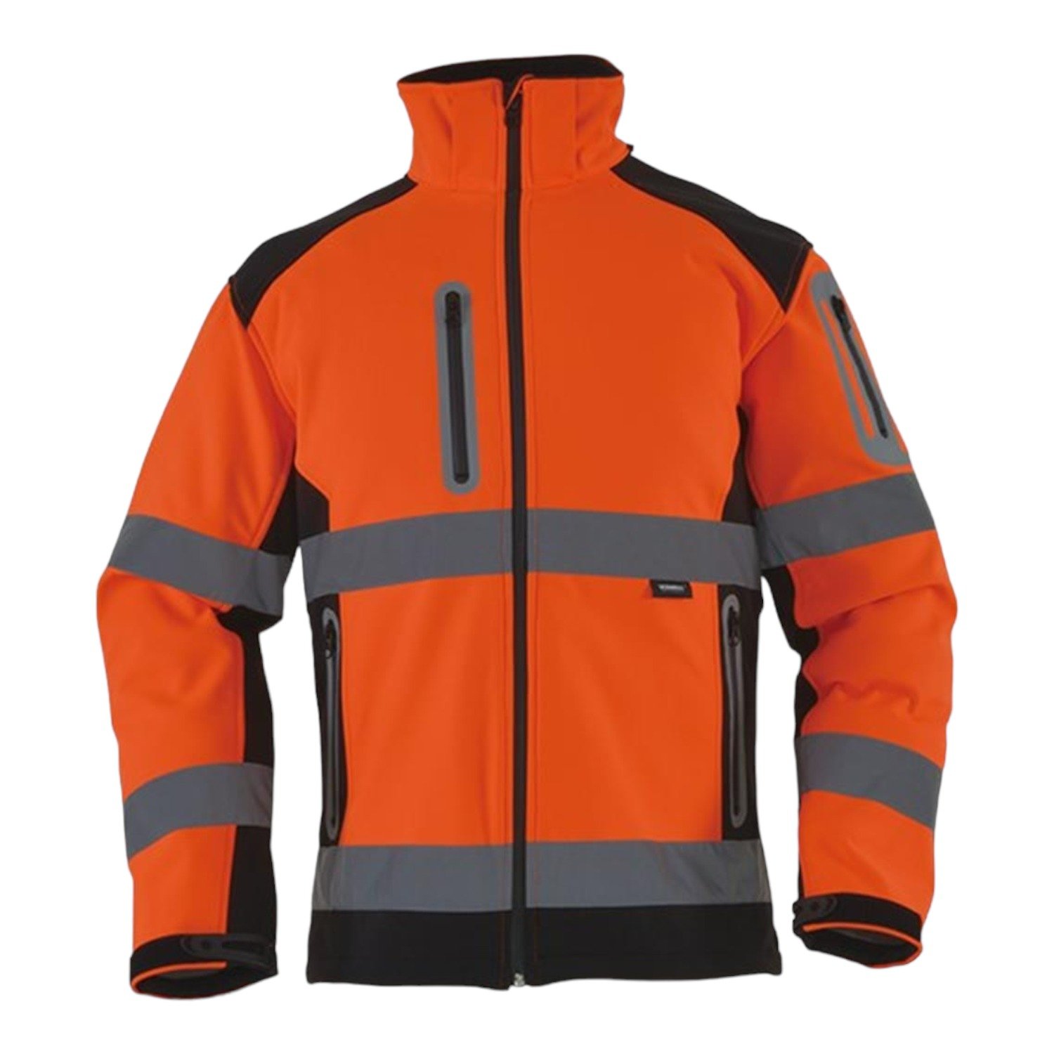 Vizwell WJK177 Softshell Reflektörlü Mont (Turuncu)