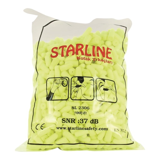 Starline Refil 2306 Dökme Tip Kulak Tıkacı (500 Çift)
