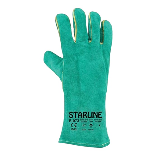 Starline E 073 14" Kaynakçı Eldiveni (Yeşil)